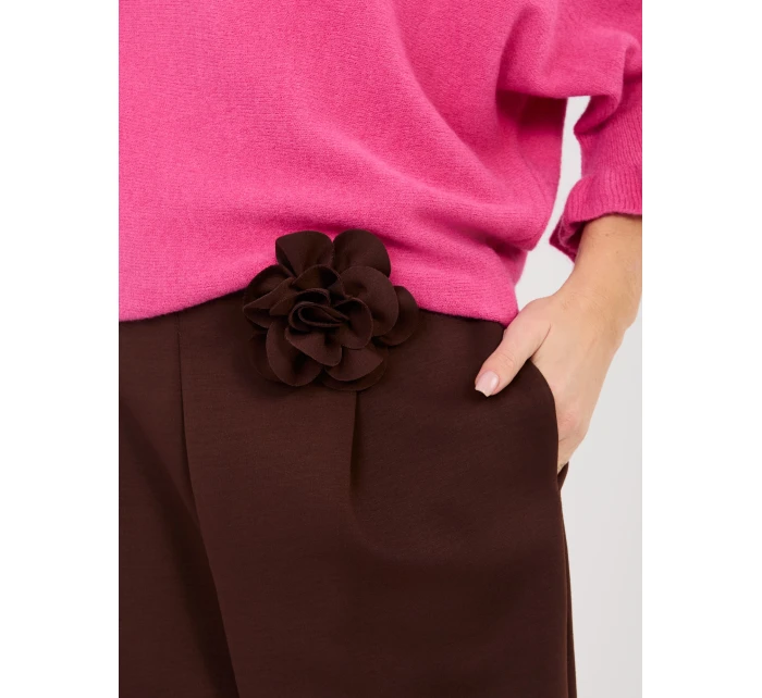 Kalhoty IT SP 22197.61 tmavě hnědé