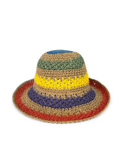 Art Of Polo Hat Cz22208-2 Dark Beige/Multicolour