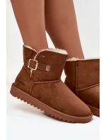 Dámské sněhule Wrangler se sponou – camel Dámské sněhule Wrangler se sponou – camel