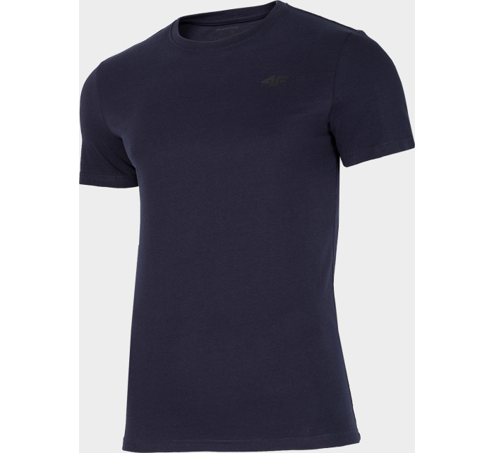 Pánské bavlněné tričko model 18653379 Tmavě modré - 4F