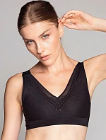 Dámský top L-POL5013TP-02 Černá - Lama