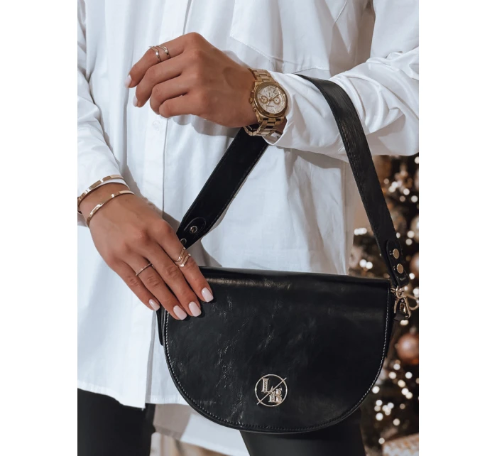 Kožená kabelka ONYX černá FashionStreet GY0042