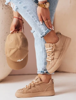 Dámské sportovní tenisky SNEAKI khaki FashionStreet ZY0824