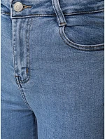 Dámské modré džíny s širokými nohavicemi FashionStreet UY2971