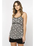 Italian Fashion Abisynia w.r. crêpe barva:print/black