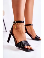 Dámské sandály na vysokém podpatku Černe Camellia Dámské sandály na vysokém podpatku Černe Camellia