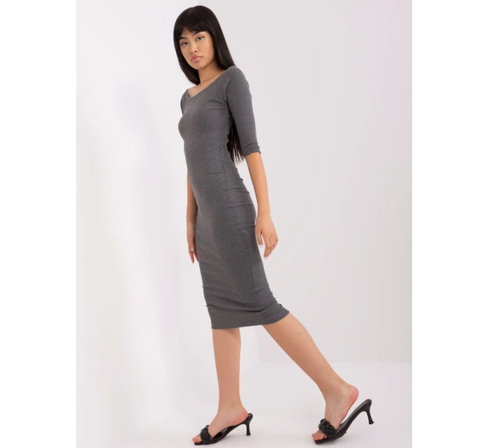 Dámské šaty EM SK HS 21 šedá model 21314341 - FPrice Dámské šaty EM SK HS 21 šedá model 21314341 - FPrice