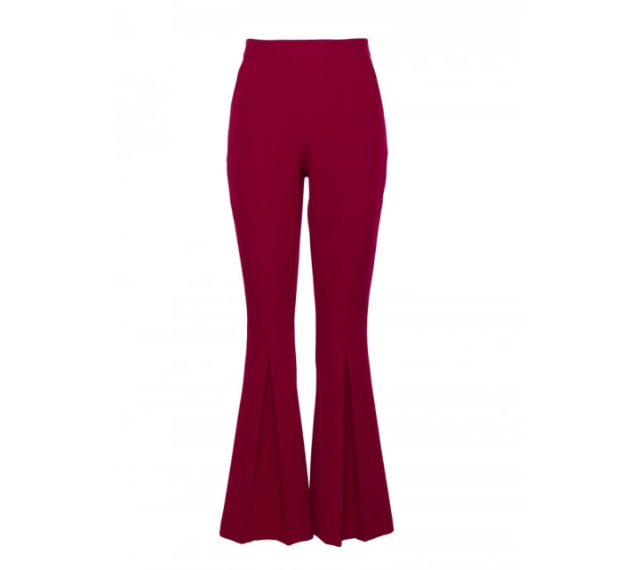 model 21295983 Kalhoty s rozšířenými nohavicemi bordó - Moe