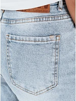 Dámské široké džíny s dírami modré FashionStreet UY2801