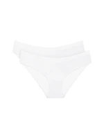 Dámské kalhotky Sense of Modal Tai 2P - WHITE - bílé 0003 - TRIUMPH Dámské kalhotky Sense of Modal Tai 2P - WHITE - bílé 0003 - TRIUMPH