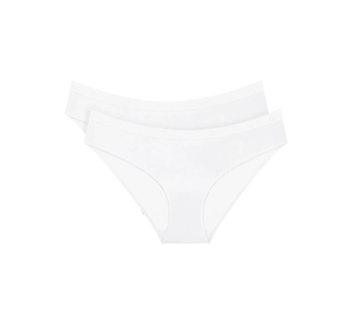 Dámské kalhotky Sense of Modal Tai 2P - WHITE - bílé 0003 - TRIUMPH Dámské kalhotky Sense of Modal Tai 2P - WHITE - bílé 0003 - TRIUMPH