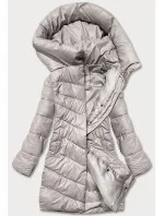 KURTKA ZIMOWA DAMSKA BEŻOWA model 21244639 - YES!PINK