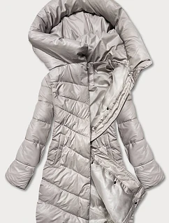KURTKA ZIMOWA DAMSKA BEŻOWA model 21244639 - YES!PINK