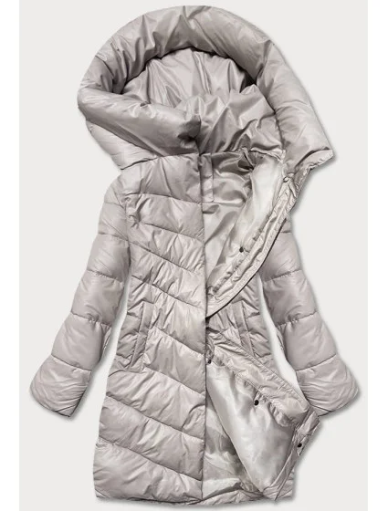 KURTKA ZIMOWA DAMSKA BEŻOWA model 21244639 - YES!PINK