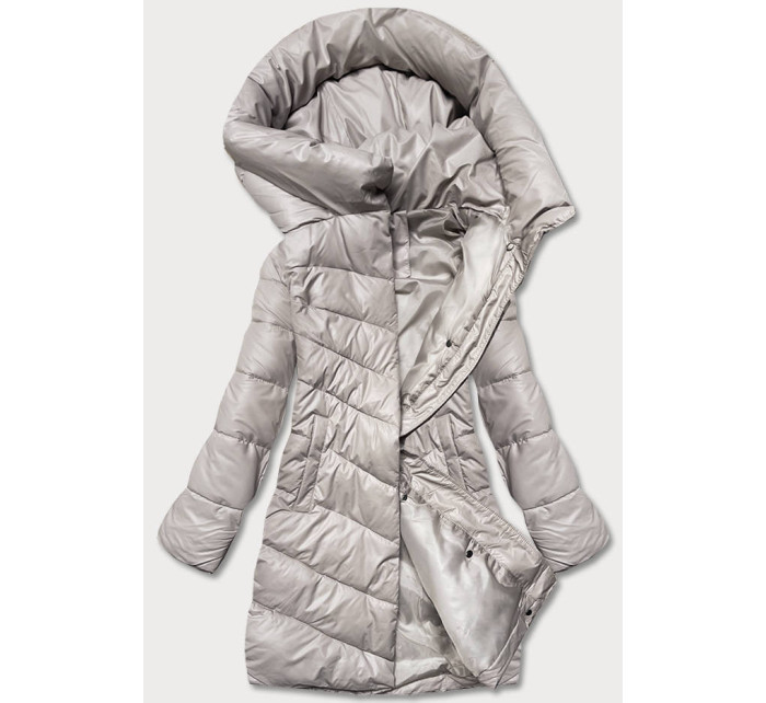 Béžová dámská zimní bunda (TY041-59)
