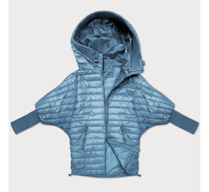 Světle modrá dámská netopýří bunda model 21308867 - MINORITY