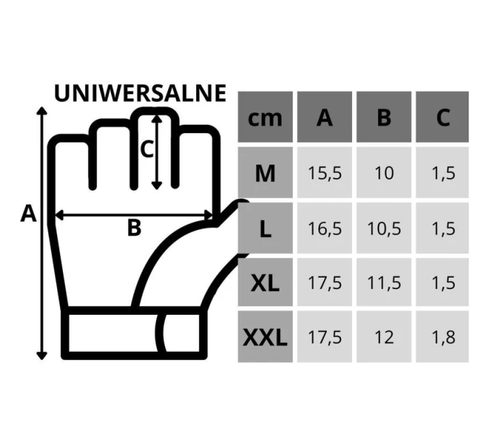 UNIVERZÁLNÍ FITNESS RUKAVICE R.L ENERO FIT