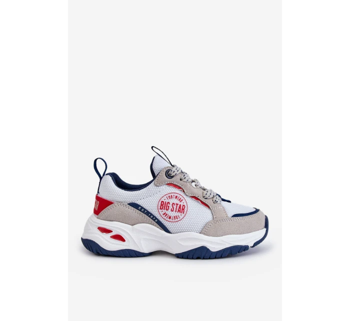 Dětská sportovní obuv Memory Foam System Big Star model 21609091 Bíle - Big Star Shoes Dětská sportovní obuv Memory Foam System Big Star model 21609091 Bíle - Big Star Shoes