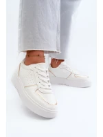 Dámské tenisky na platformě bílé Tessama Dámské tenisky na platformě bílé Tessama