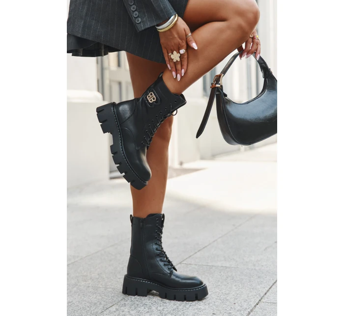 Zateplené workery dámské s ozdobou Černé model 21708949 - Boto Zateplené workery dámské s ozdobou Černé model 21708949 - Boto