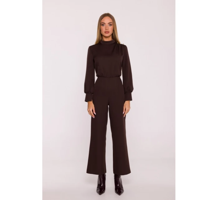 M879 Kombinéza se stojáčkem - hnědá