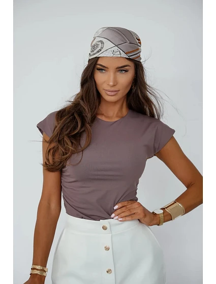 Dámská halenka model 21470039 Mocca hnědá - LaBalancia