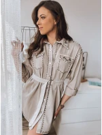 Džínové šaty beige Dstreet model 21968039 - FashionStreet