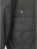 Krótka kurtka damska z stójką czarna model 22341051 - FashionStreet Krótka kurtka damska z stójką czarna model 22341051 - FashionStreet