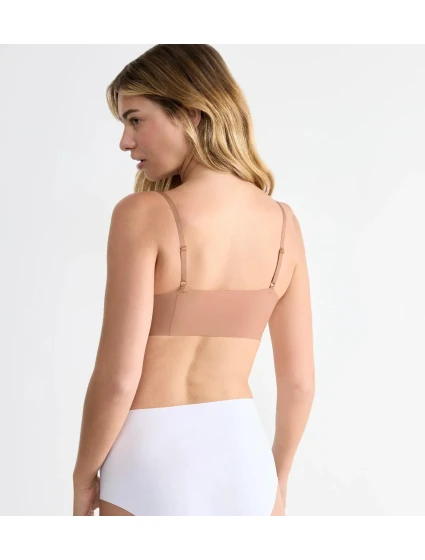 Dámská podprsenka braletka ZERO Microfibre 2.0 Bralette  BROWN sv. hnědá  model 19069977 - Sloggi