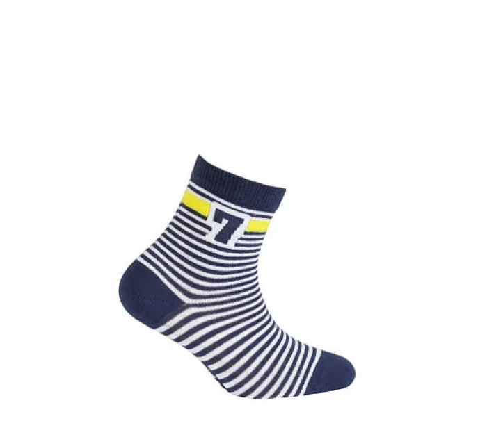 Skarpety  chłopięce wzorowane model 16127234 - Wola