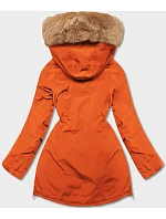 Dámská zimní bunda oranžová (CAN-588)
