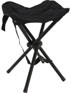 RYBÁŘSKÁ ŽIDLE TURISTICKÁ SKLÁDACÍ STOLIČKA REDCLIFFS 33X33X40CM ČERNÁ