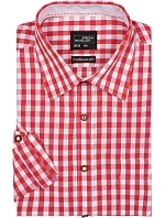JN 638 Popelínová kostkovaná košile styl red/white model 22487425 - Daiber JN 638 Popelínová kostkovaná košile styl red/white model 22487425 - Daiber