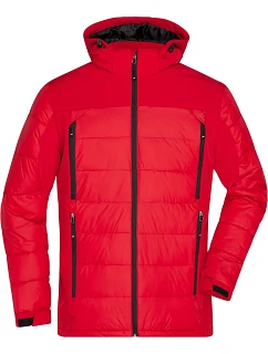 Daiber JN 1050 Pánská outdoorová hybridní bunda 02.1050 red