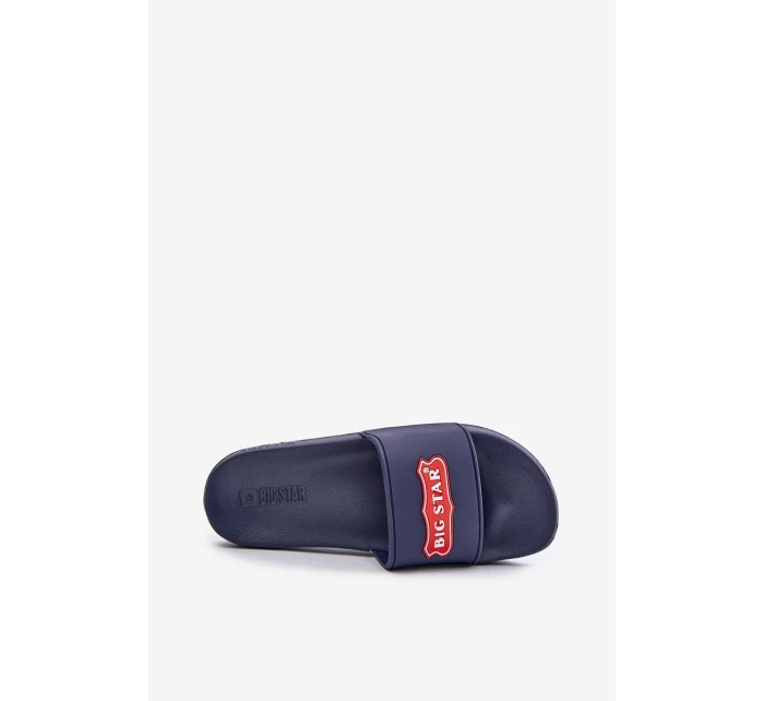 Dámské pantofle Big Star model 21676358 tmavě modré - Big Star Shoes Dámské pantofle Big Star model 21676358 tmavě modré - Big Star Shoes