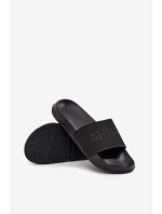 Pánské Pantofle Na Pěnové Podešvi Big Star SS174356 Černé Pánské Pantofle Na Pěnové Podešvi Big Star SS174356 Černé