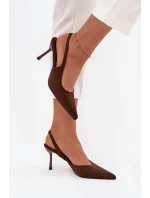 Lodičky s odhalenými čokoládové model 21715413 - Boto Lodičky s odhalenými čokoládové model 21715413 - Boto