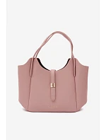 Růžová kabelka z imitace kůže model 22221059 - Flora&Co