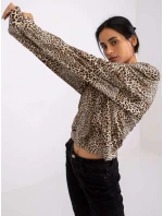 Halenka DHJ BZ černá a béžová model 17081421 - FPrice Halenka DHJ BZ černá a béžová model 17081421 - FPrice