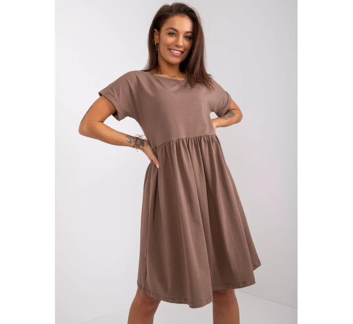 Šaty RV SK 5672.03P hnědé Šaty RV SK 5672.03P hnědé