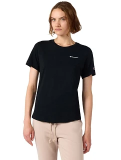 Dámské tričko s krátkým rukávem černé model 22119591 KK001 - CHAMPION