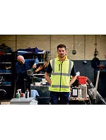Yoko HV 006 Hi-Vis softshellová vesta 79.V006 hi vis yellow