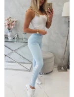 Modré legínové kalhoty Brooklyn Modré legínové kalhoty Brooklyn