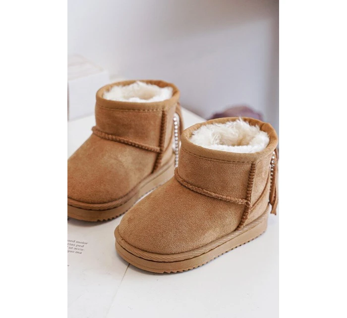 Dětské Botky se šňůrkami Camel model 21639839 - Boto Dětské Botky se šňůrkami Camel model 21639839 - Boto