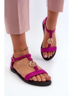 Dámské ploché sandály s model 21660565 - VINCEZA Dámské ploché sandály s model 21660565 - VINCEZA