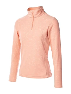 Dámská fleece mikina LADY ELISA meruňková - Hi-tec