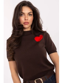 Svetr s krátkým rukávem  model 219593 Factory Price