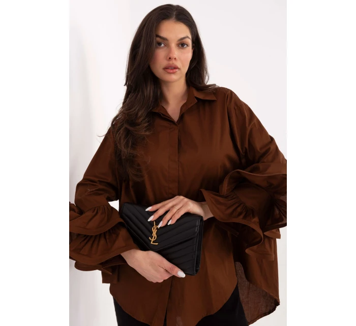 Košile s dlouhým rukávem  model 222314 Italy Moda