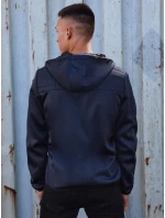 Pánská přechodná prošívaná bunda s kapucí tmavě modrá FashionStreet TX4861 Pánská přechodná prošívaná bunda s kapucí tmavě modrá FashionStreet TX4861