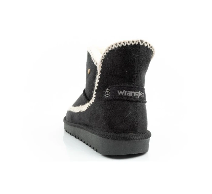 Wrangler Elsa zimní kotníkové boty zateplené pohodlné módní černé